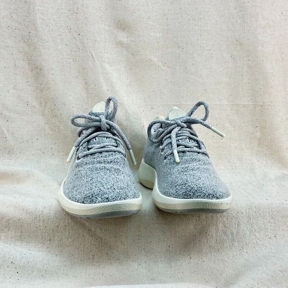 Allbirds Wool Runners Dapple Light Grey Cream Sole Women 8 Sneakers WRM Casual - Picture 2 of 13